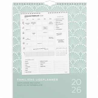 Mayland 2026 26066370 familieugeplan vægkalender 23x30cm 
