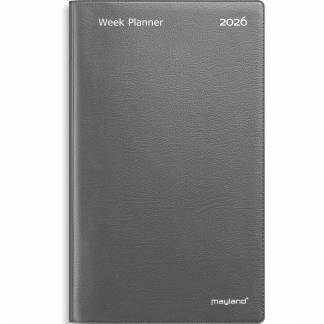 Mayland 2026 26088000 week planner 18x10,5cm mørkegrå 