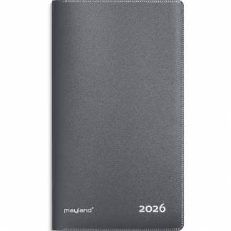 Mayland 2026 26090050 indexkalender 17x9,5cm mørkegrå 