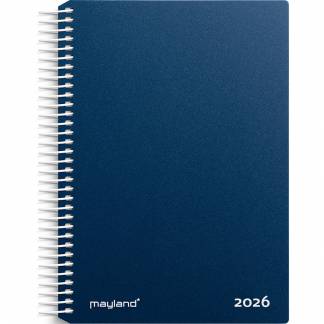 Mayland 2026 26210020 spiralkalender 17,5x13,5cm blå 