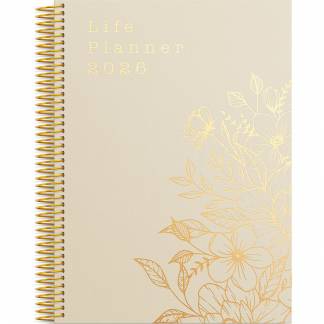 Mayland Burde 2026 26227600 Life Planner Bloom ugekalender A5 14,8x21cm 