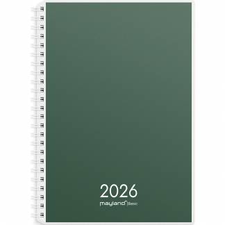Mayland 2026 26267000 Basic ugekalender A5 21.4x15.7cm grøn 