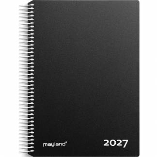 Mayland 2027 27218000 timekalender 24,2x18,5cm sort