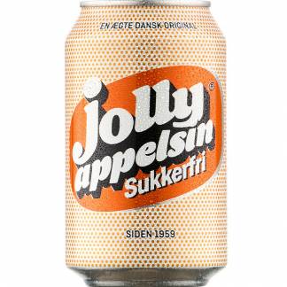 Jolly Appelsin sukkerfri 33cl 