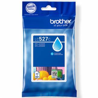 Brother LC527C Cyan bl&aelig;kpatron 900 sider