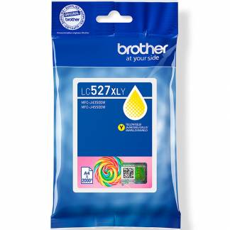 Brother LC527XL Gul Bl&aelig;kpatron, 2000sider
