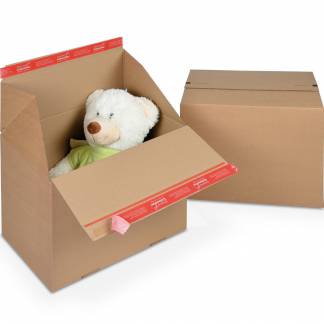 ColomPac Papkasse 394x294x287mm 3mm automatbund brun 