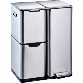 Baltic affaldsstation 13+17+30l softclose st&aring;l 