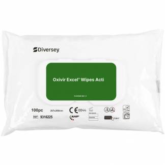 Oxivir Excel Acti desinfektionsservietter til overflader 100stk
