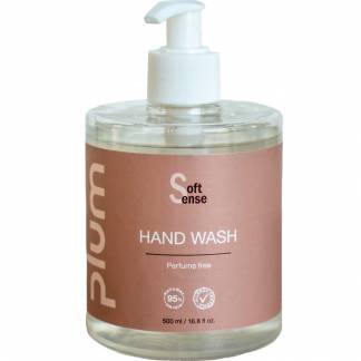 Plum Soft Sense flydende h&aring;nds&aelig;be Parfumefri 
