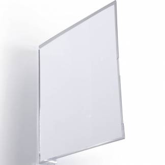 Durable gangskilt til lagerreol selvkl&aelig;bende 149x149mm transparent