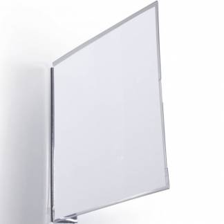 Durable gangskilt til lagerreol magnetisk 149x149mm transparent 10stk