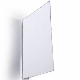 Durable gangskilt til lagerreol magnetisk A5 st&aring;ende transparent 10stk