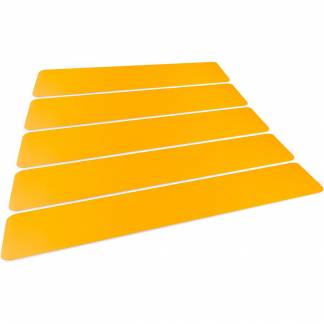 Durable gulvmarkering fodg&aelig;ngerfelt 200x1200mm gul 5stk