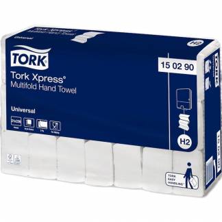 Tork 150290 Xpress multifold h&aring;ndkl&aelig;deark 2 lag H2 hvid 