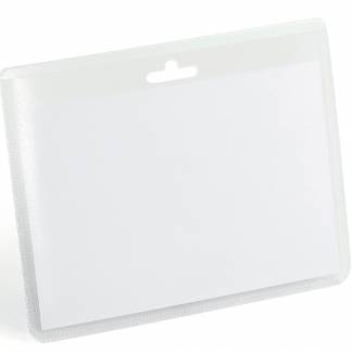 Durable navneskilt m/eurohul transparent 60x90mm 