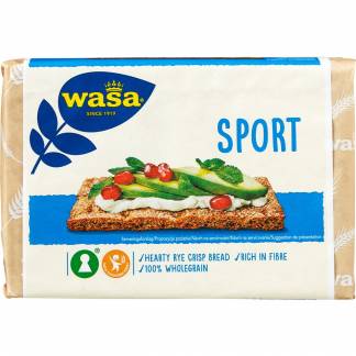 Wasa Sport kn&aelig;kbr&oslash;d 275g