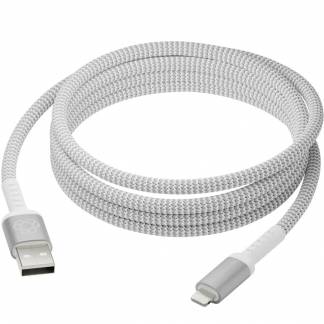 Dbramante1928 Re-charge Pro USB-A til Lightning 2.5m flettet kabel hvid