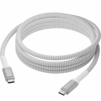 Dbramante1928 Re-charge Pro USB-C til USB-C flettet kabel 2.5m hvid