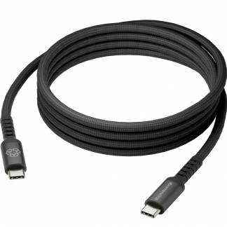 Dbramante1928 Re-Charge IT USB-C til USB-C kabel flettet 2m 100W sort