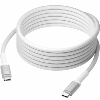 Dbramante1928 Re-Charge IT USB-C til USB-C kabel flettet 3m 100W hvid