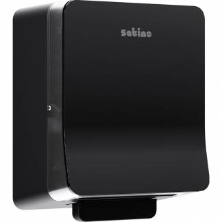 Satino AutoCut dispenser til h&aring;ndkl&aelig;deruller sort 