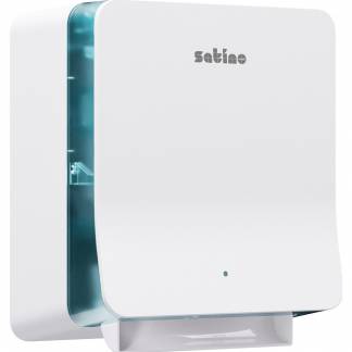 Satino Sensor dispenser til h&aring;ndkl&aelig;deruller hvid 