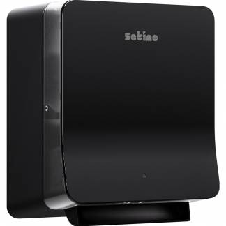 Satino Sensor dispenser til h&aring;ndkl&aelig;deruller sort 