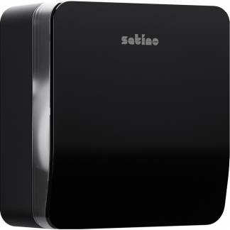 Satino Jumbo Toiletpapir dispenser S sort 