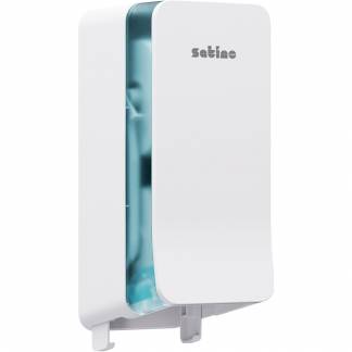 Satino Twin Roll toiletpapir dispenser hvid 