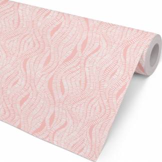 Gavepapir Stim&oslash;nster 57cmx154m rosa mat