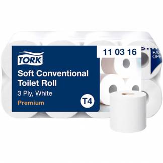 Tork 110316 Premium T4 toiletpapir T4 3lags toiletpapir 72 ruller 