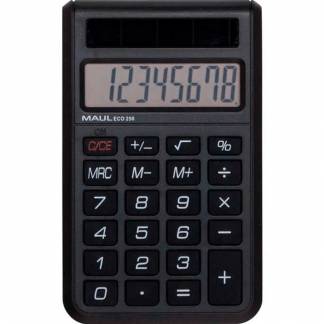 MAUL Eco 250 lommeregner 8-cifret LED-sk&aelig;rm sort 