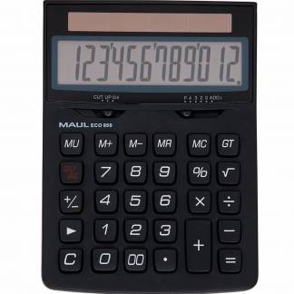 MAUL Eco 850 lommeregner 12-cifret LCD-sk&aelig;rm sort 