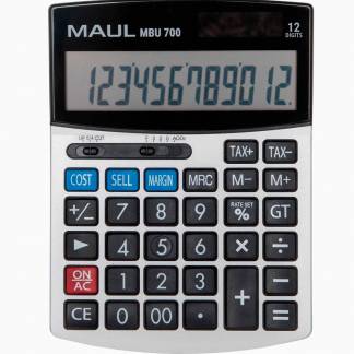 MAUL MBU 700 lommeregner 12-cifret LCD-sk&aelig;rm sort 