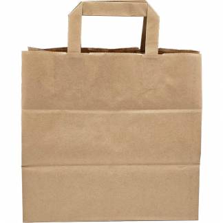 Papirb&aelig;repose take-away 11L 80g 260x170x250mm brun 