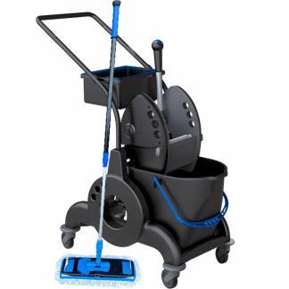 Nordic Recycle Speed Mopvogn 1x25l med vertikalpresse 