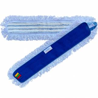 Nordisk Microfiber Universal kombinationsmoppe 60cm hvid/bl&aring; 