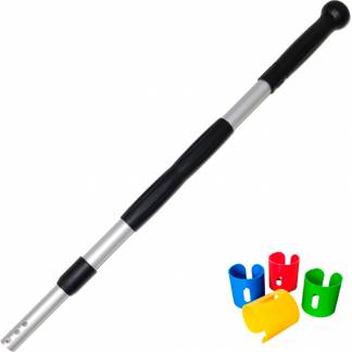 Nordisk Microfiber Ergo Globe teleskopskaft m/farvekodning 67,5-109cm 