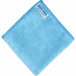 Eco-Tex Soft mikrofiberklud 32x32cm bl&aring; 10stk
