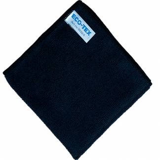 Eco-Tex Soft mikrofiberklud 32x32cm sort 10stk