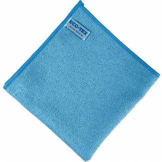 Eco-Tex Soft mikrofiberklud 40x40cm bl&aring; 10stk