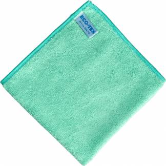 Eco-Tex Soft mikrofiberklud 40x40cm gr&oslash;n 10stk