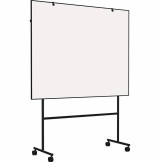 Lintex One Mobile flipover med whiteboard 1507x1960mm sort 