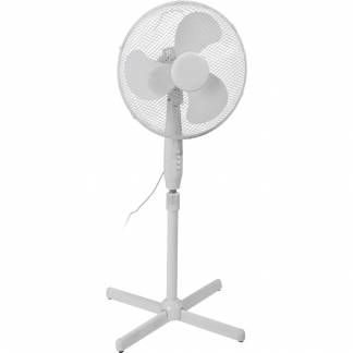 Gulvventilator &Oslash;40cm 3 hastigheder 45W hvid 