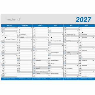 Mayland 27058000 klassisk v&aelig;gkalender A5 