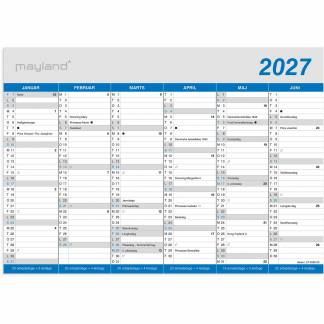 Mayland 27059000 klassisk v&aelig;gkalender A4 