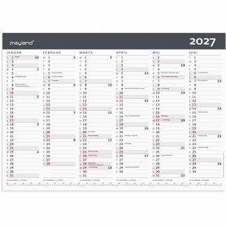 Mayland 27063100 moderne v&aelig;gkalender A3 