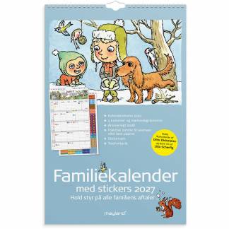 Mayland 27066240 illustreret v&aelig;gkalender 5 kolonner 27x42cm 