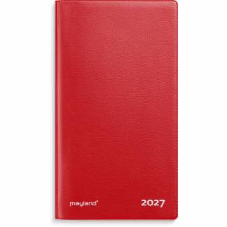 Mayland 27090010 indexkalender 17x9,5cm r&oslash;d 